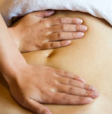 démonstration massage ventre